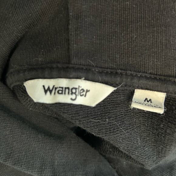 Wrangler Pride Cropped Hoodie Black Rainbow Logo Size Medium LGBTQ+ - Picture 7 of 12